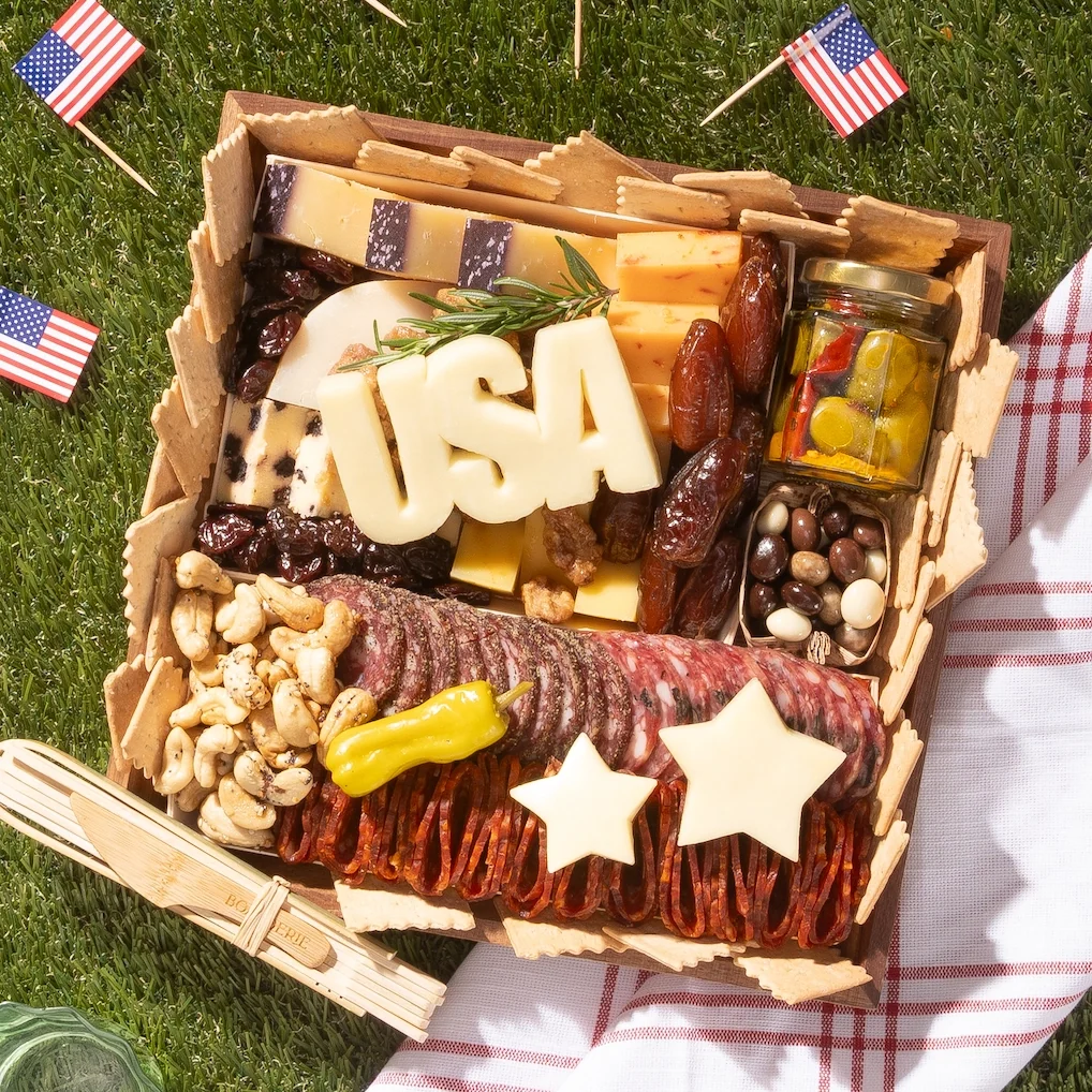 4th of July Classic Cheese & Charcuterie Board