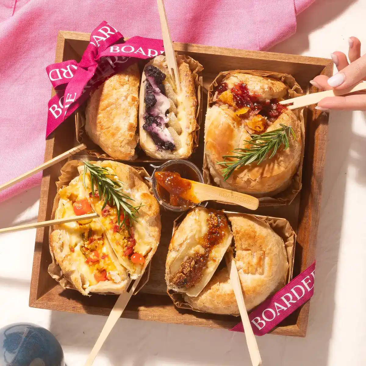 I Love You Mom Baked Brie Board