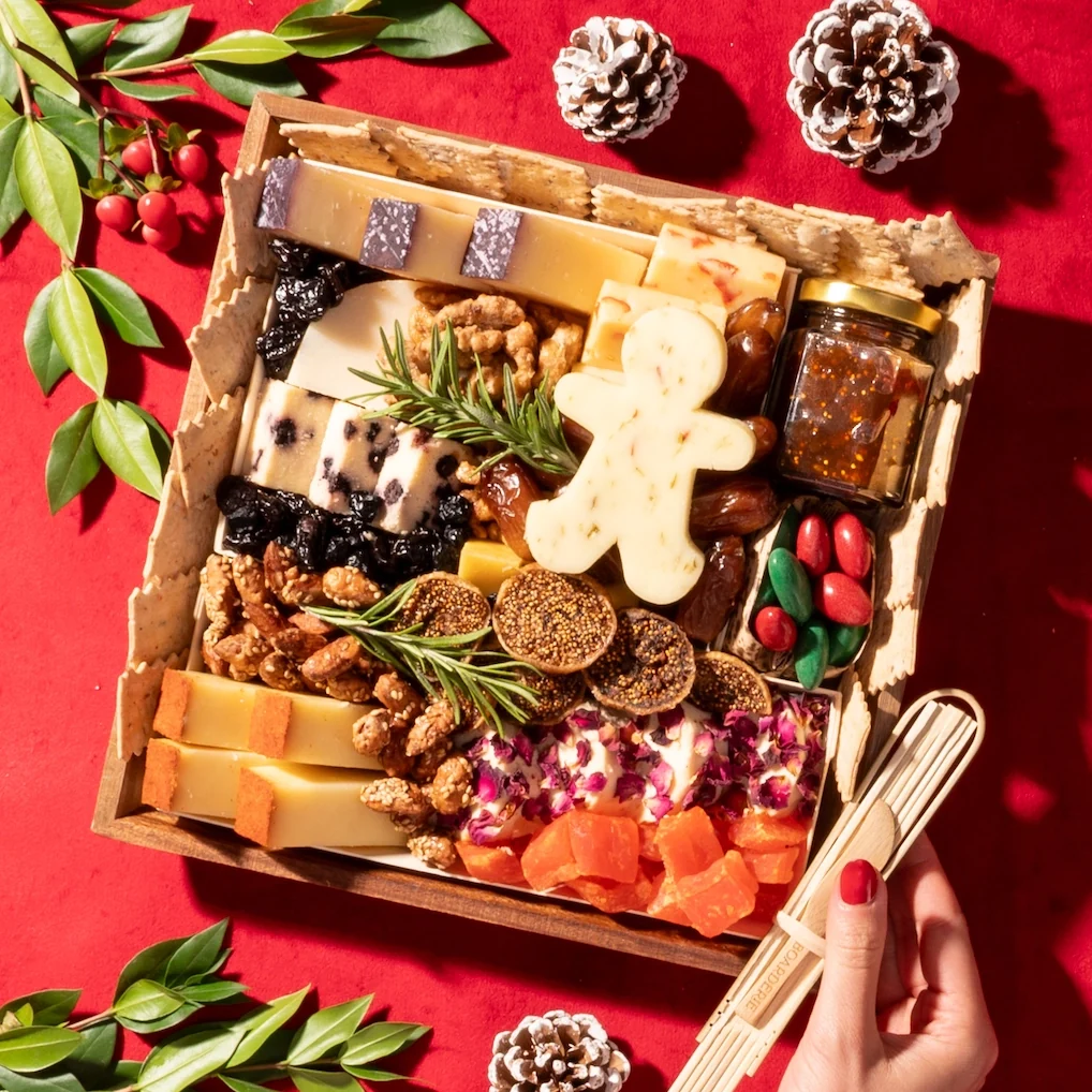 Holiday Classic Cheese Board (No Meat)