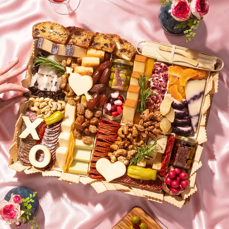 Valentine's Large Cheese & Charcuterie Board